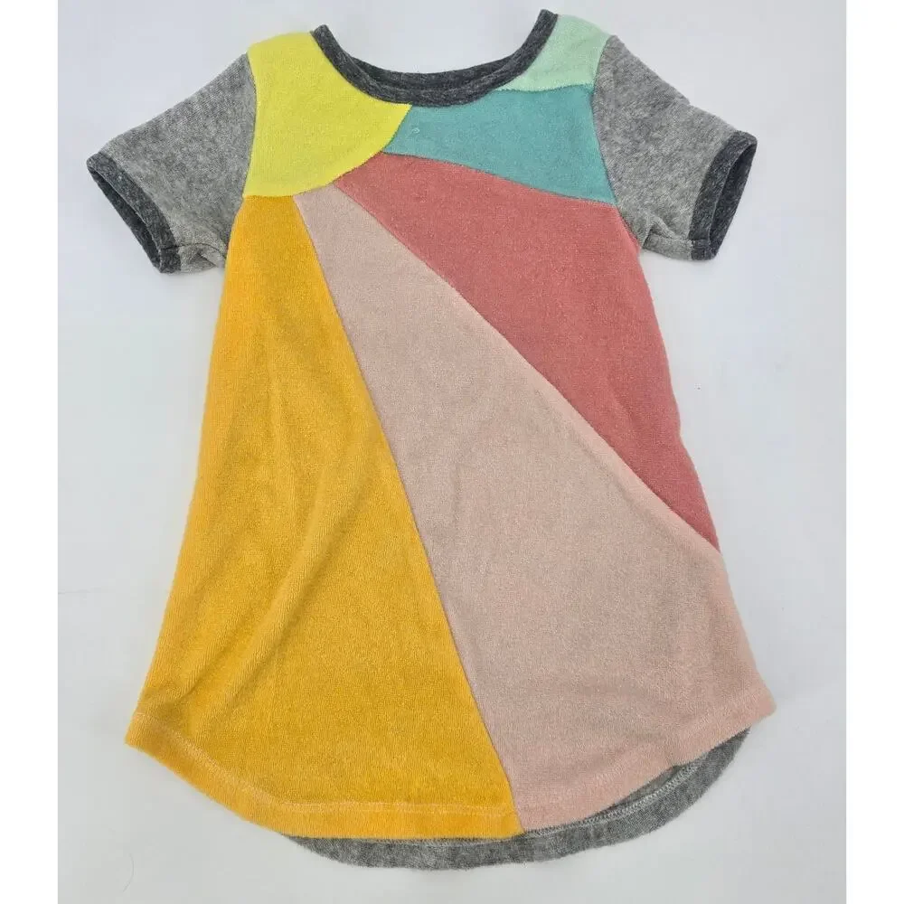 Miki Miette Retro Island Girl Multi Color‎ Terry Knit Swim Cover